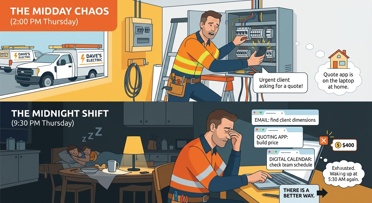 a story every tradie knows