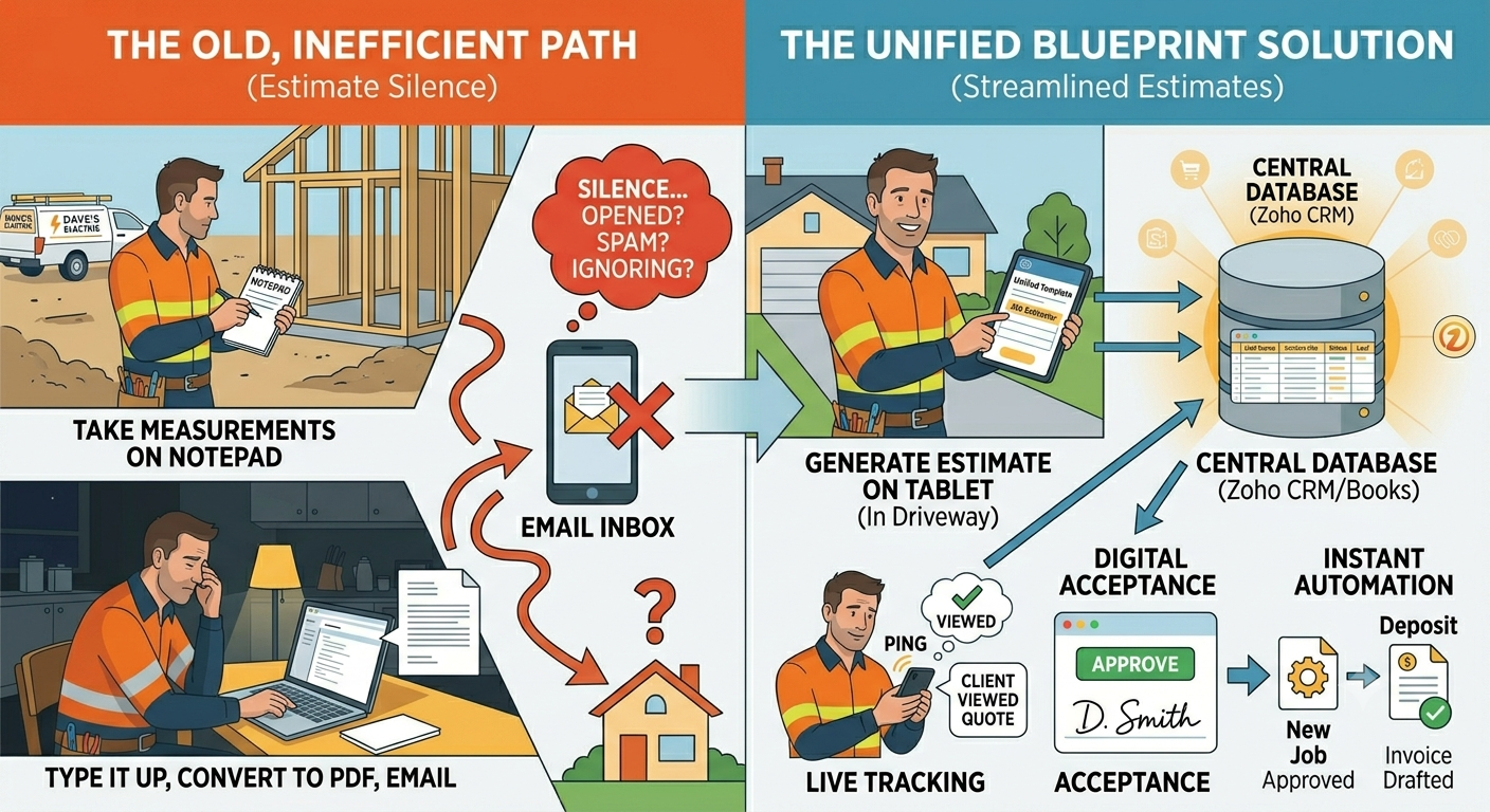 hassle free estimating and instant sign offs