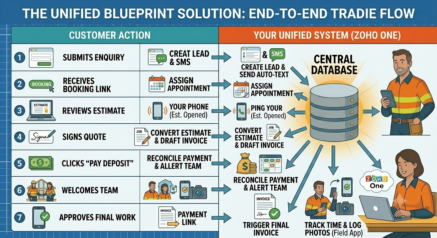 mapping the end to end tradie blueprint